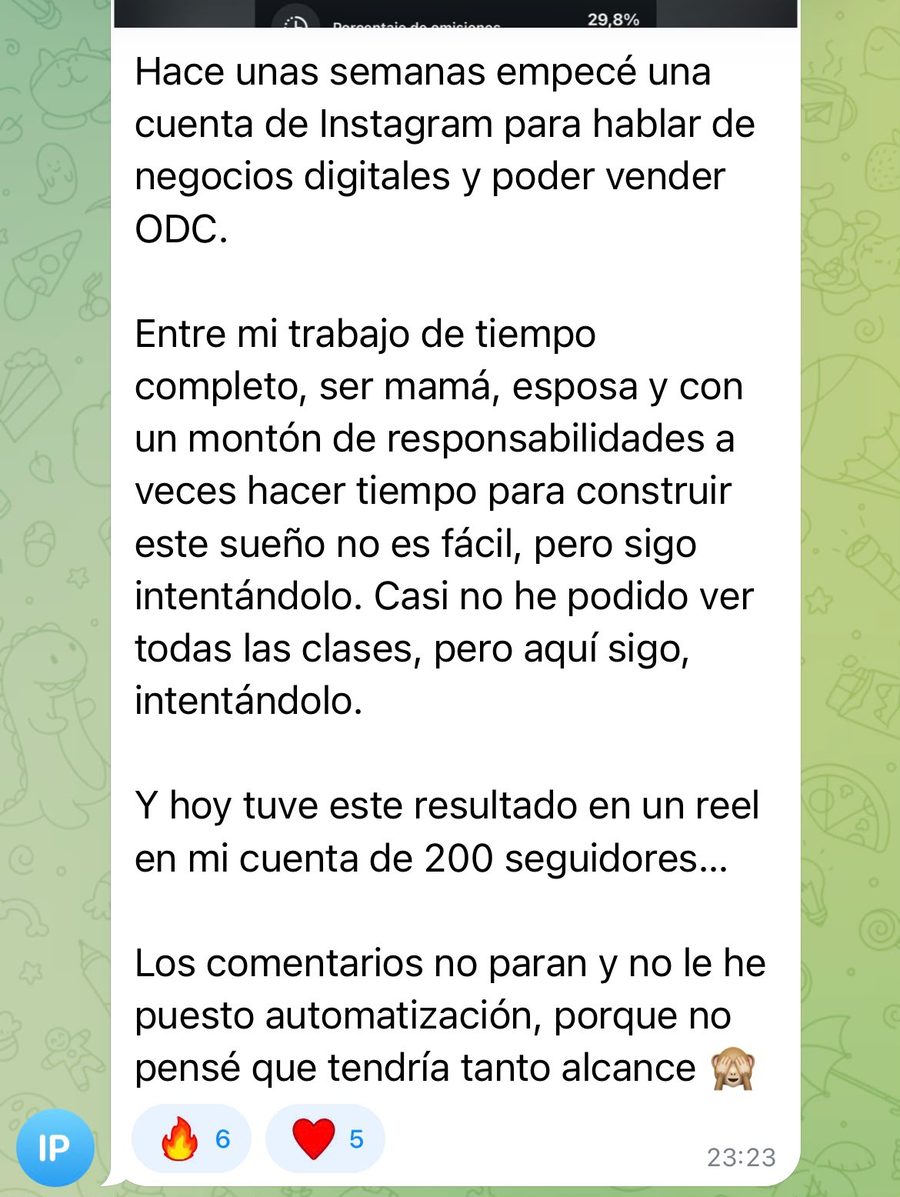 Testimonio: un reel con gran alcance en una cuenta de 200 seguidores