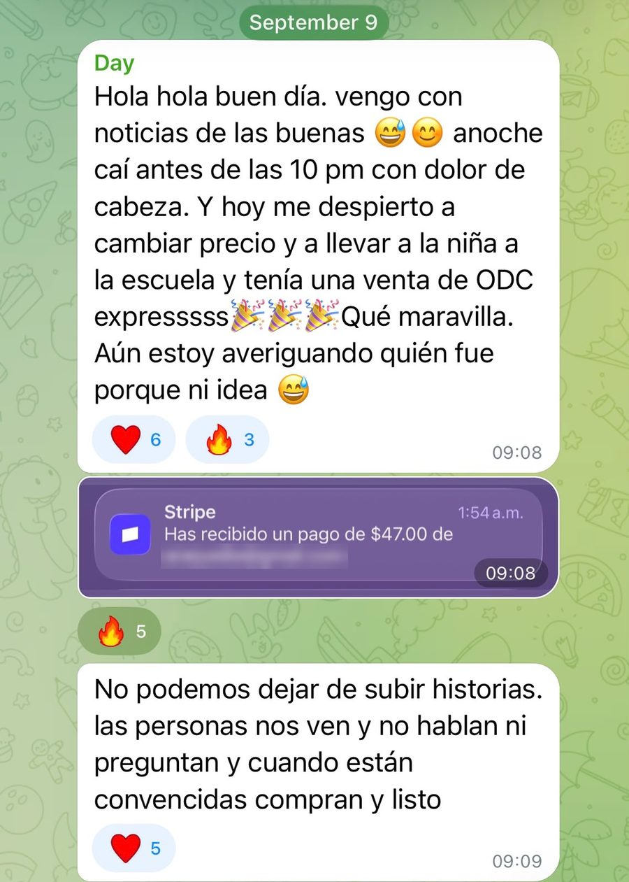 Testimonio: una venta de ODC Express de 47 dólares mientras dormía